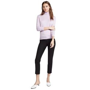 Theory Cropped Stretch Pants Black Size 10 Slim Ankle Career Work
